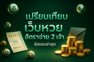 เปรียบเทียบ เว็บหวย อัตราจ่าย