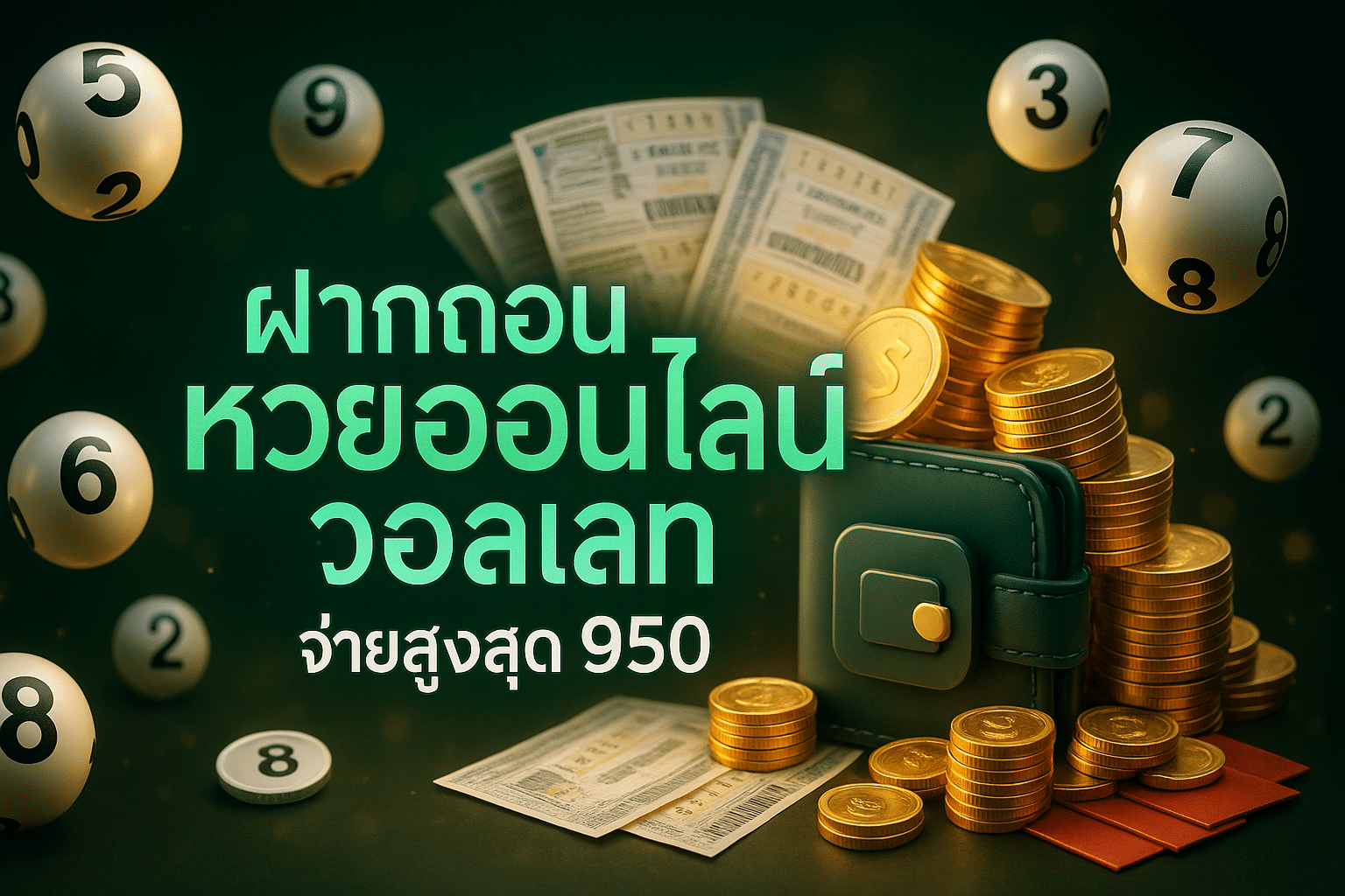 ฝากถอน หวยออนไลน์ วอลเลท